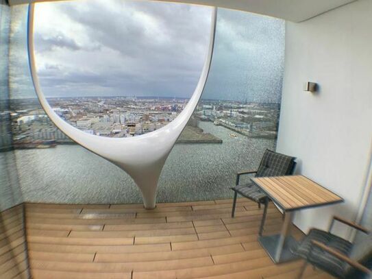 Exclusive furnished apartment for rent in the Elbphilharmonie Hamburg
