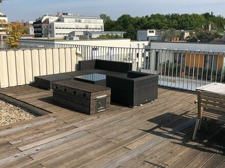 Penthouse appartment with big roof-top terrace and 2 balconies