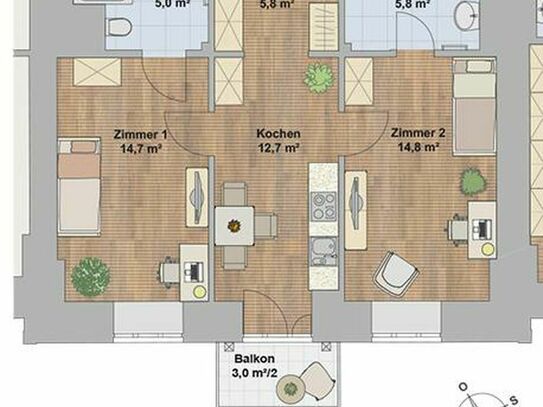 property for Rent at 01277 Dresden - 	Striesen , Gottleubaer Str. WE 62