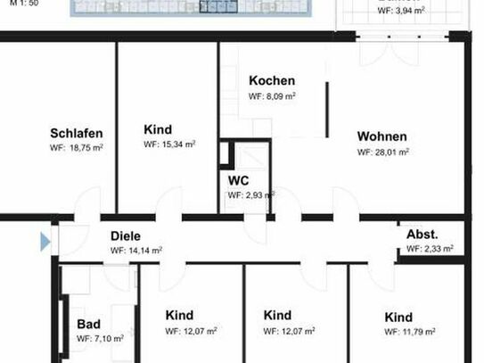 property for Rent at 01129 Dresden - 	Pieschen , Hubertusstr. 19 Typ 3.04