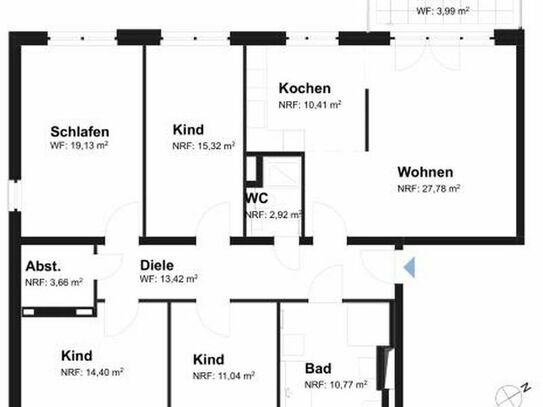 property for Rent at 01129 Dresden - 	Pieschen , Hubertusstr. 17 Typ 1.01