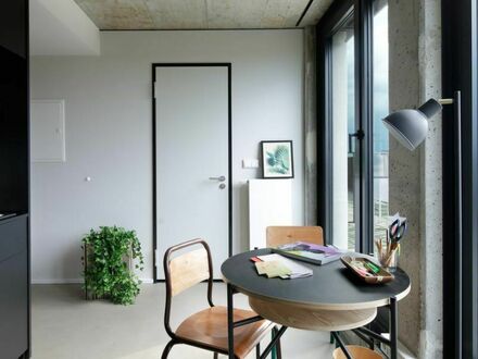 Spacious Penthouse studio with a balcony in Frankfurt-Riedberg