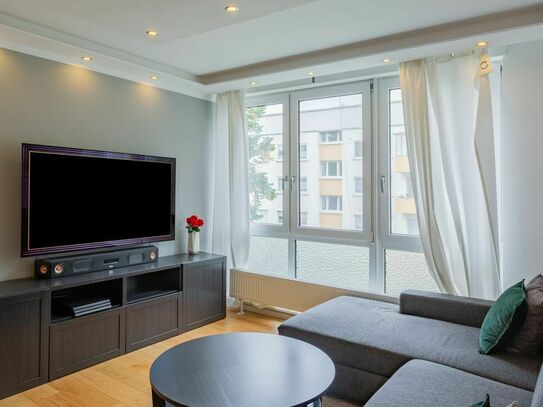 Modern & well equipped apartment with balcony in a quiet location