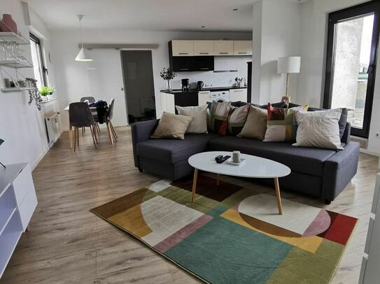 Upscale penthouse in Mitte-Nord with a huge 65sqm roof terrace and an amazing view, Dortmund - Amsterdam Apartments for…