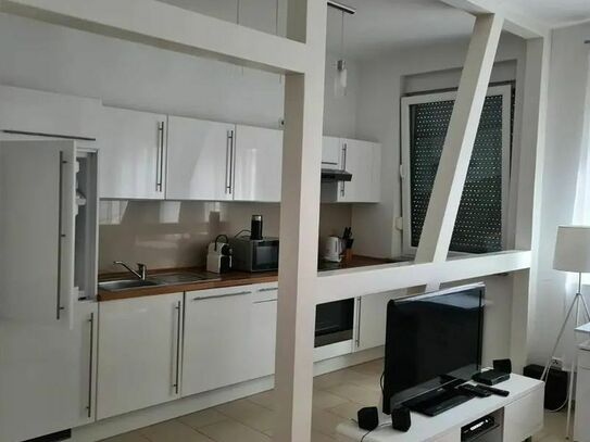Beautiful fully furnished 2-bedroom flat with upscale furnishings in Karlsruhe