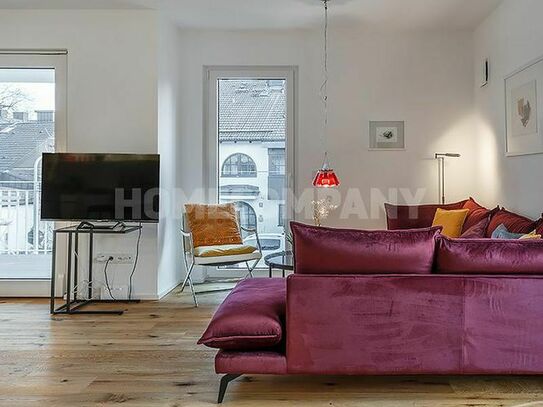 First occupancy! Beautiful, charmingly furnished 3-room luxury apartment with large loggia