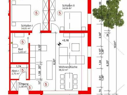 Modernes Wohnen mit sonniger Dachterrasse im Energiesparhaus in schöner Lage von Konz-Obermennig: Scherf Immobilien Tri…