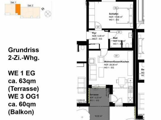 Erdgeschosswohnung in Lichtenfels, 63 m² - Otte Immobilien GmbH Coburg und Sonneberg