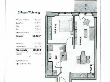 Top 2-Raum-Wohnung im Zentrum - Sachnummer 5482