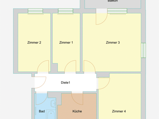 Perfekt geschnittene 4-Zimmer Wohnung in Fürstenau zu vermieten!