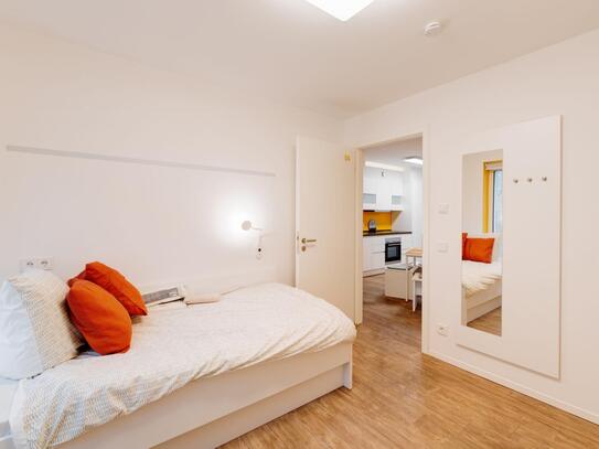 Cool single bedroom next to the Campus Wilhelminenhof