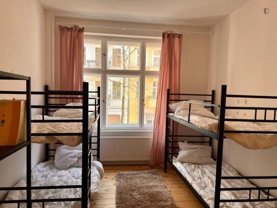 Bed in a 4-bed dorm in Moabit