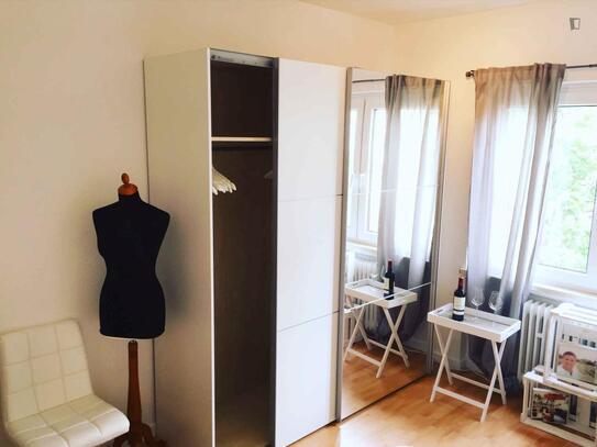 Appealing single bedroom near the Goethe-Universität Frankfurt am Main