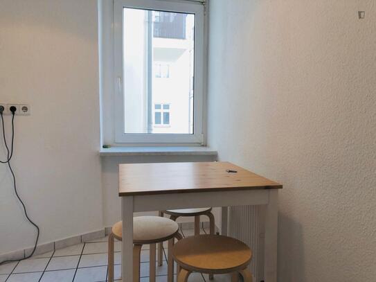 Bright single bedroom in the Friedrichshain district