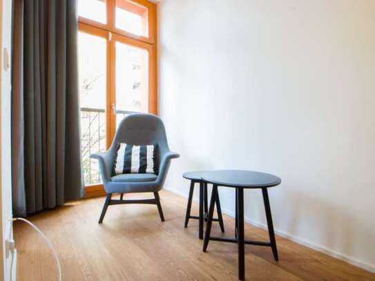 1-Zimmer-Wohnung mit Balkon zu vermieten in Friedrichshain, Berlin