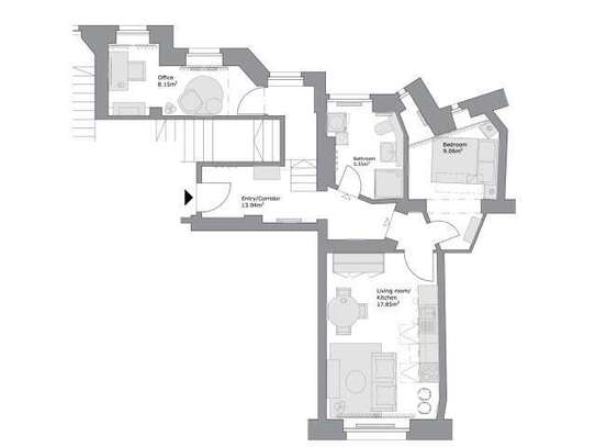 Hervorragendes möbliertes T2 - 40 m² - Clichy