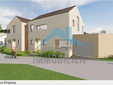 Neubau einer großzügigen Doppelhaushälfte mit Garage in Ortsrandlage von Ahnatal!