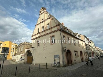 Attraktives Wohn- und Geschäftshaus im Stadtzentrum von Merseburg mit angrenzendem Baugrundstück