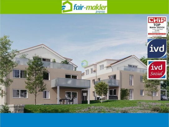 FAIR-MAKLER: 5 % Abschreibung - Wohnen mit Ausblick -- Neubau mit modernem Heizkonzept