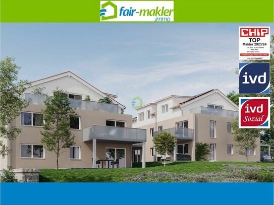 FAIR-MAKLER: 5 % Abschreibung - Moderne Neubauwohnung mit toller Dachterrasse