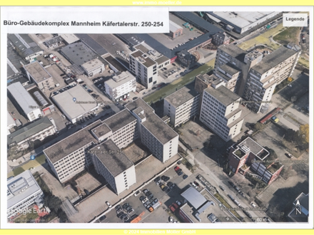 Büro-Gebäudekomplex Mannheim Käfertalerstraße 250-254