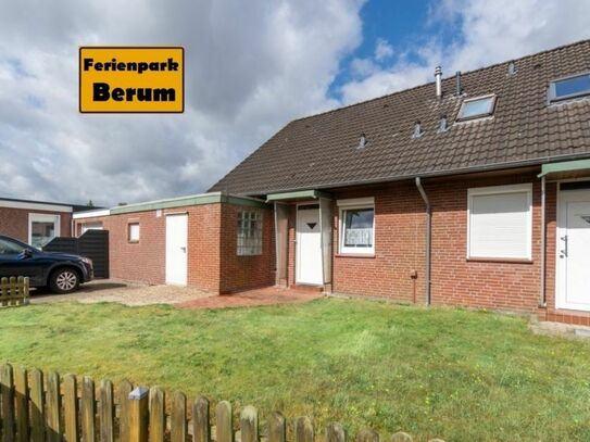 Gepflegte Doppelhaushälfte mit Garage und überdachter Terrasse im Ferienpark Berum!