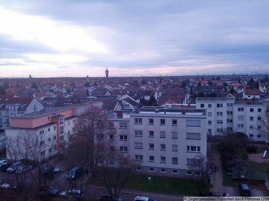 Helle, sonnige Wohnung mit schöner Aussicht im 7. OG, in zentraler Lage von Eppelheim - 44403709