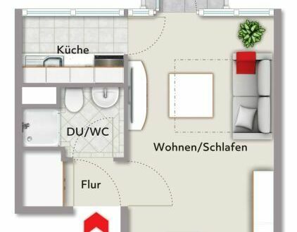 Kleines vermietetes Appartement Am Rand von München!