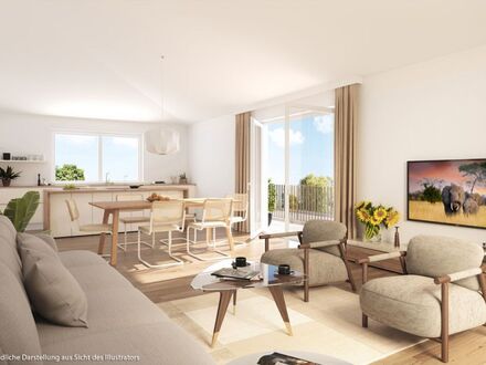 Attraktive 2-Zimmer-Obergeschoss-Wohnung mit Balkon und Lift in kleinem MFH