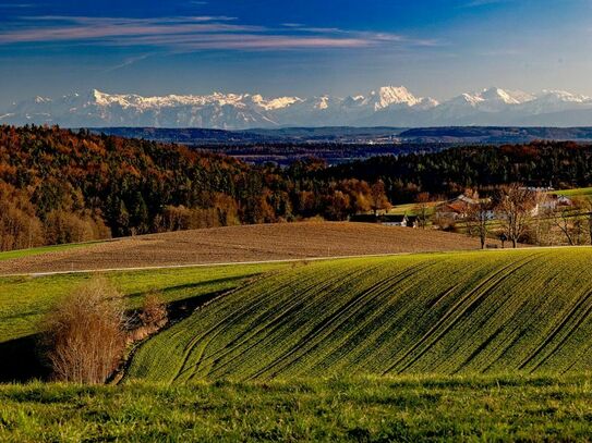 *** VORANKÜNDIGUNG *** Bauernsacherl in traumhafter Alleinlage und mit herrlichem Alpenblick - ca. 600 m² Wohn- und Nut…