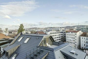 Blick auf Dachterrasse