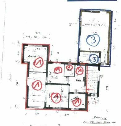 Frohnau:Gepflegtes 3-Familienhaus auf 1.008 m2 Gartengrundstück am Wald