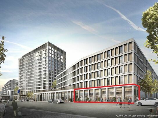 Premium Standort mit Rundum-Blick: 208 m² Ladeneinheit am Max-Planck-Ring