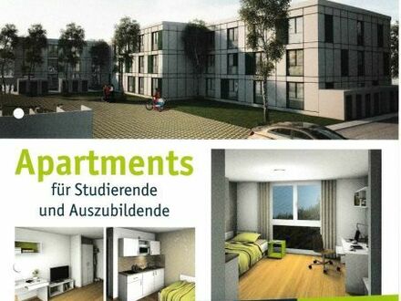Neuer Preis. Möbliertes 1-Zimmer-Apartment am Campus - 3x verfügbar-, mit Mietsicherheits-Vertrag.
