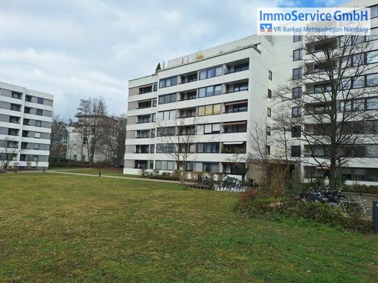 Vermietete 2-Zimmer-Wohnung mit Tiefgaragenstellplatz und Loggia im Erdgeschoss