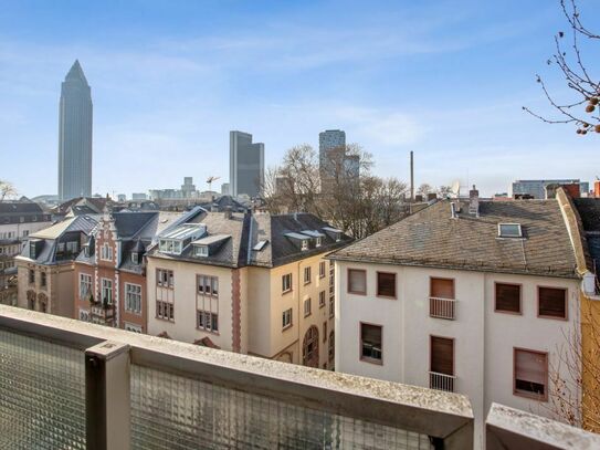 Moderne Einzimmerwohnung in Penthouse-Lage im Westend