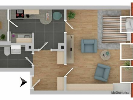 Attraktive DG-Wohnung im Zentrum von Gera zu verkaufen