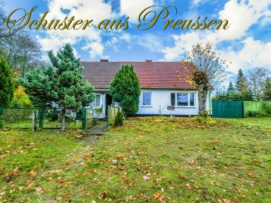 Schuster aus Preussen - Uckermark - großes Grundstück mit großem - entwicklungsfähigem Haus - 7 Zimmer - 2.883 m² Grund