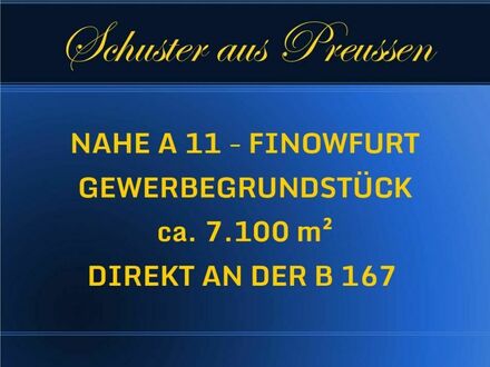 Schuster aus Preussen - Gewerbegrundstück mit ca. 7.000 m² und weiteren 2.700 m² Lagerfläche - direkt an der B 167, nah…