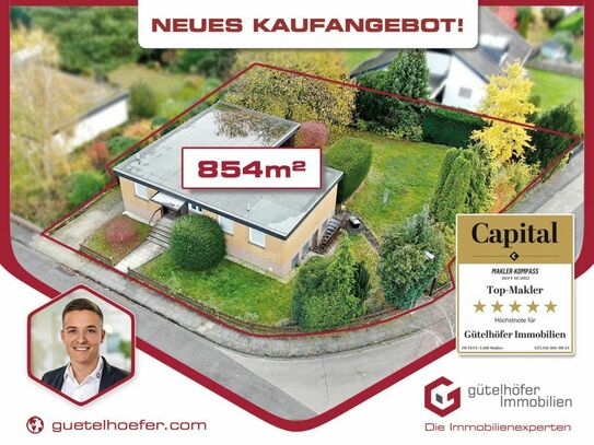 Ideal geschnittenes 854m² Eckgrundstück mit Altbestand für Ihren Neubautraum in Buschhoven