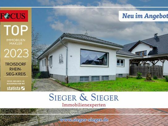 Toller und geräumiger Bungalow mit viel Platz in ruhiger Lage von Troisdorf-Eschmar!