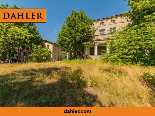 "Villa Rabe" mit bis zu 504 m² Fläche nach Umbau mit Baugenehmigung und Remise mit ca. 167 m²