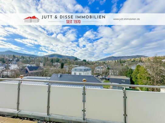 Sonnenverwöhntes Penthouse mit unverbaubarem Panoramablick nahe der Lichtentaler Allee / Baden-Baden