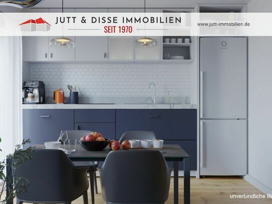 Neubau: 2-Zimmer City-Wohnung mit Terrasse u. Gartenanteil in zentraler Lage in Rastatt