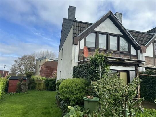 Leben im Nordseebad!Bezahlbares Reihenhaus mit schönem Grundstück.