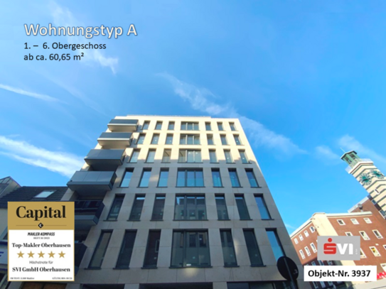 Neubau: 26 Wohnungen zwischen ca. 42 m² - ca. 110 m² mit Aufzug und tlw. mit Balkon in OB-Sterkrade