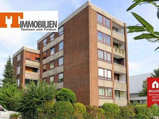 TT bietet an: Über den Dächern von Heppens - Klasse Eigentumswohnung mit 4 Zimmern und Balkon!