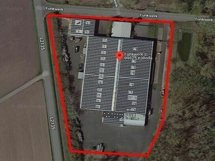 Production hall with approx. 7,870 m² of space in the heart of Germany! A top location, logistically speaking!