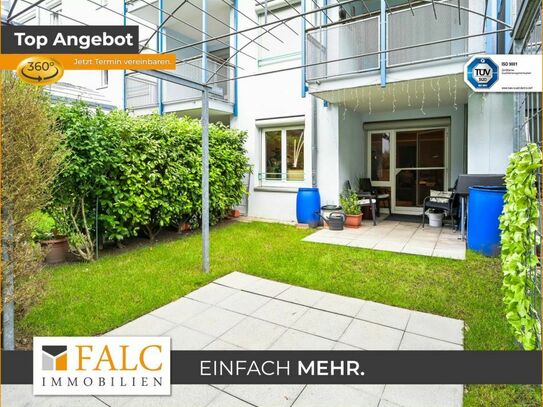 Ruhige Wohnidylle: Erdgeschosswohnung mit Terrasse und Grünflächenblick