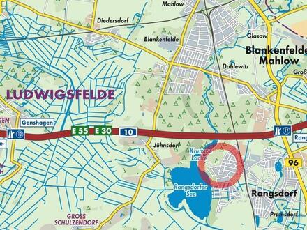 IMMOBERLIN:DE - Exzellentes Baugrundstück zwischen Wald + See im Berliner Speckgürtel